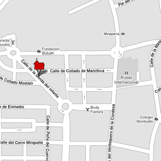 Plano localización Iglesia de Santa Teresa Benedicta de la Cruz